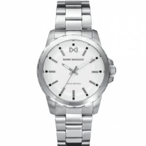 Reloj tres agujas pulsera acero