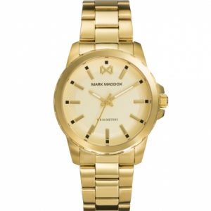 Reloj tres agujas dorado pulsera