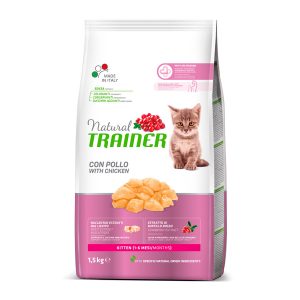 Pienso natural para gatos pequeños Natural Trainer Kitten 1.5kg